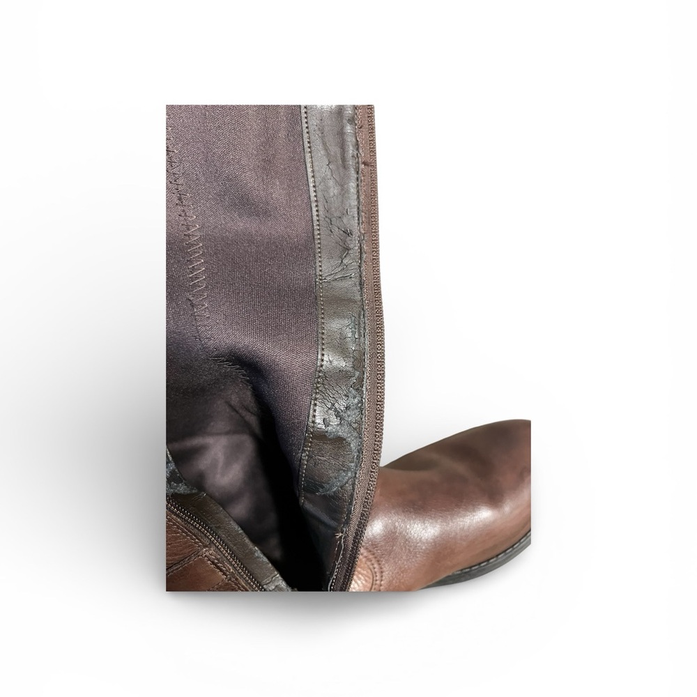 Marc Fisher Brown Wide Calf Knee-High Boots size 7.5 - Picture 13 of 16